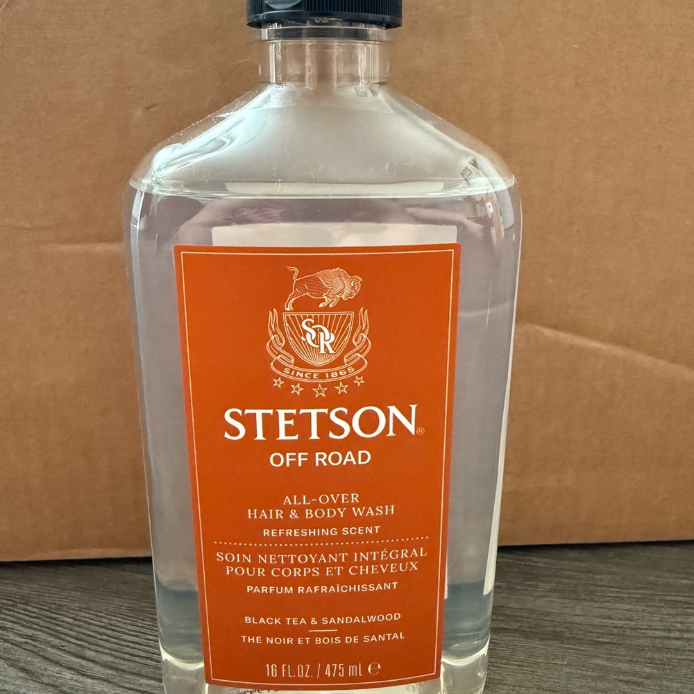 Stetson Off Road Hair & Body Wash - Orange and White
